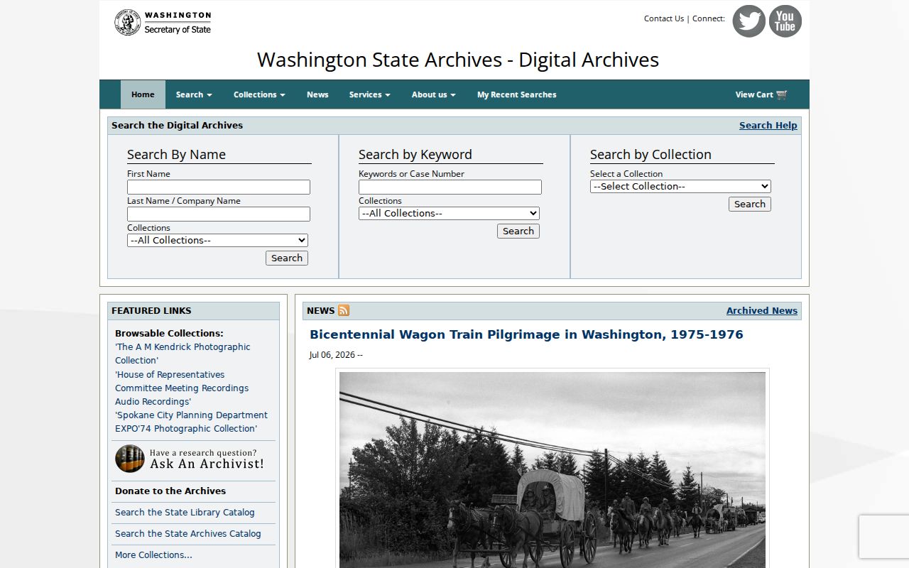 South Hill voter records research at Washington Digital Archives